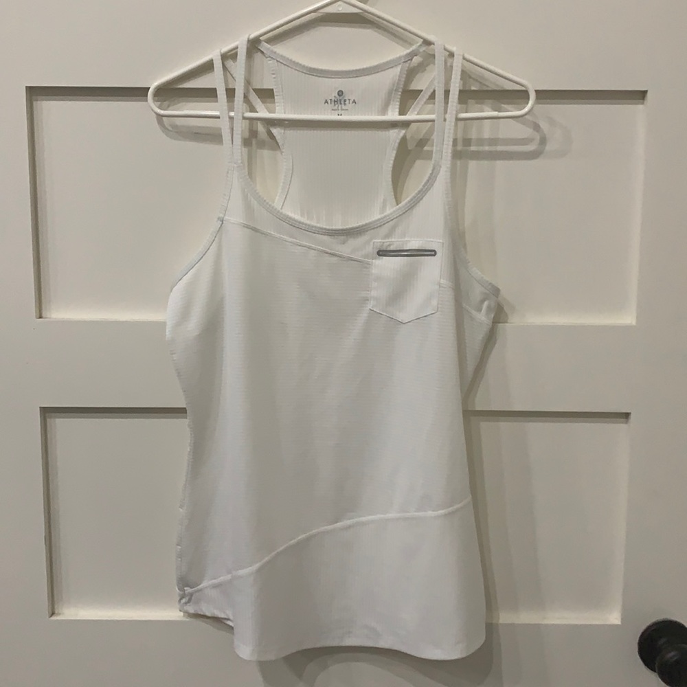 White Athleta workout too
